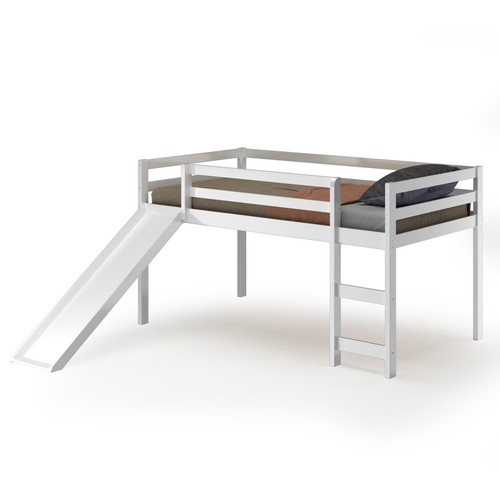 Twin size loft - bed, slide
