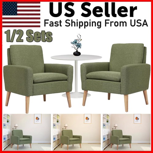 Green living room sofa - 1/2,