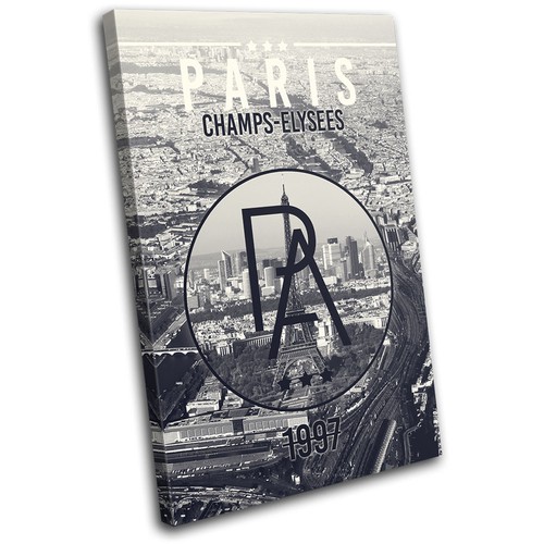 Paris typography city - typography, single