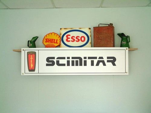 Reliant scimitar car banner - scimitar,