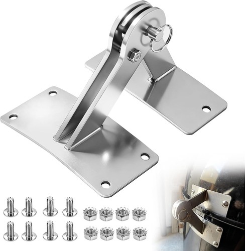 Stainless lid hinge kit - stainless, for
