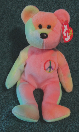 Beanie baby peace bear - peace,