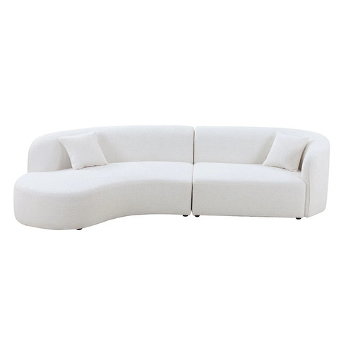 Piece upholstered curved - upholstered,