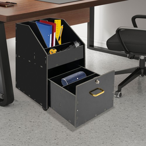 Mobile file organizer lock - mobile, w/lock