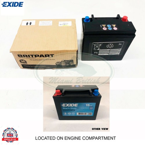 Land rover auxiliar battery - auxiliar,