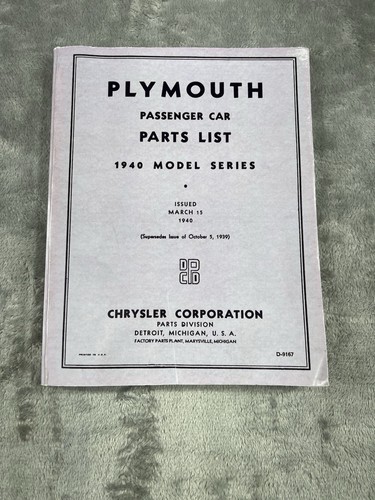Plymouth passenger car all - plymouth,