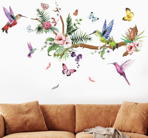 Sheets hummingbirds wall - hummingbirds,