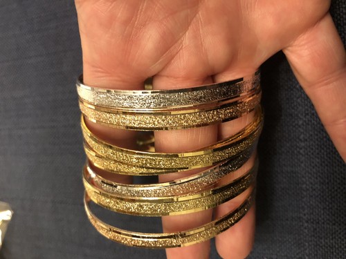 Bracelets set gold - set,
