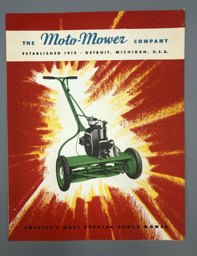 1940s moto mower - co, lawn