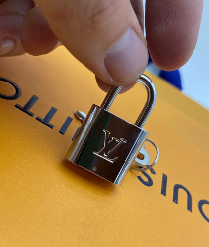 Louis vuitton padlock silver - louis,