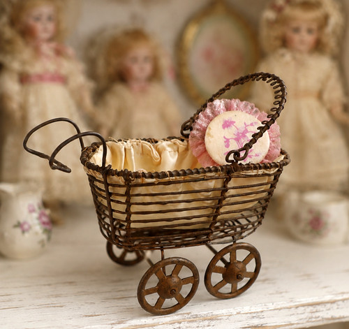 Antique german wire miniature - antique,