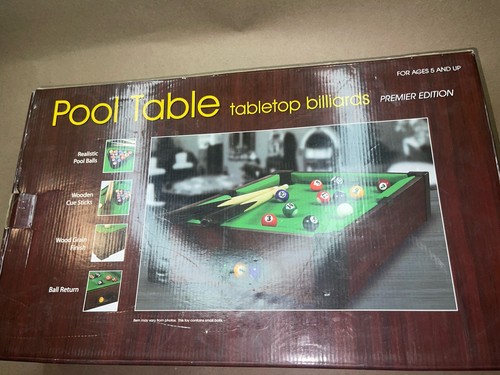 Pool table tabletop billiards - table,