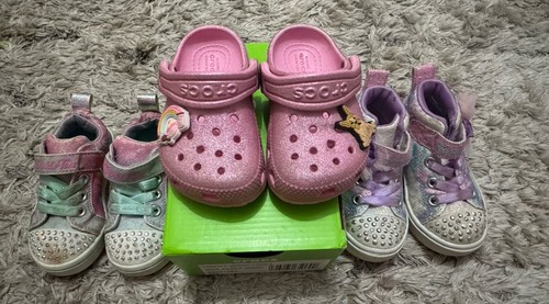Toddler girl shoes - 5c, lot