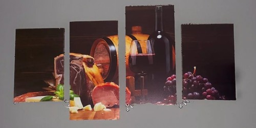Red wine cellar barrel - barrel, grape