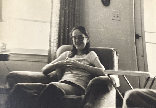 1970s girl wearing glasses - girl,