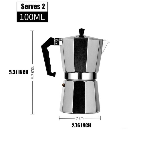 Stovetop espresso maker - 2, cups