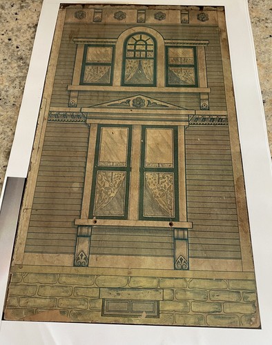 Antique bliss green doll house - bliss,