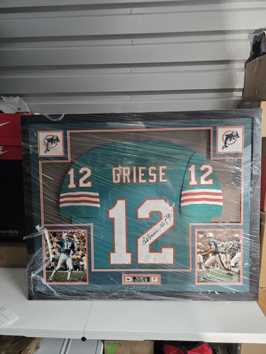 Bob griese autographed jersey - griese,