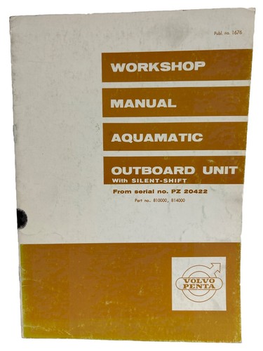 1963 volvo penta aquamatic - 1963,