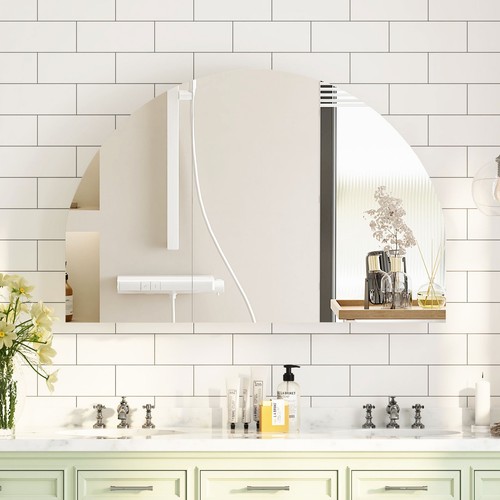 Arched medicine cabinet 3doors - arched,