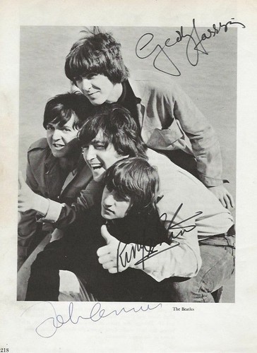 The beatles autograph auto - autograph,
