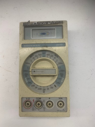 Beckman 3010 multimeter - beckman,