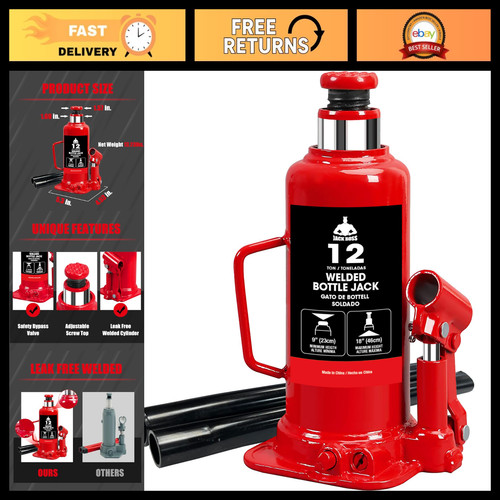 Ton hydraulic bottle jack - hydraulic,