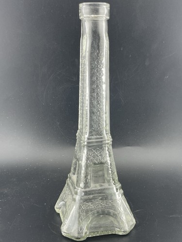 Eiffel tower clear glass - eiffel, 9.5"