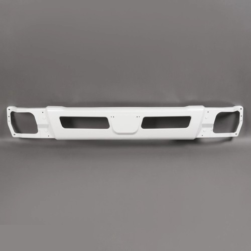 White front bumper face - front, bar
