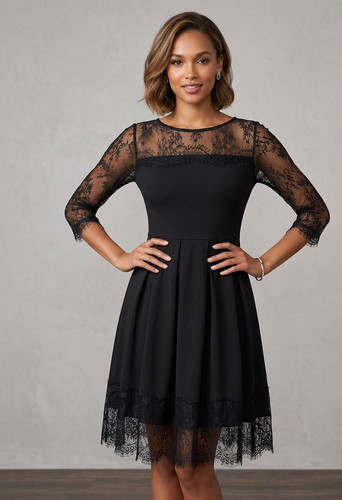 Formal lace evening - formal,