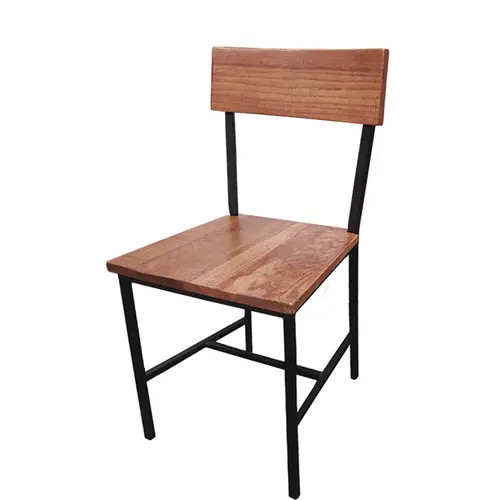 Timber series metal side chair - metal,