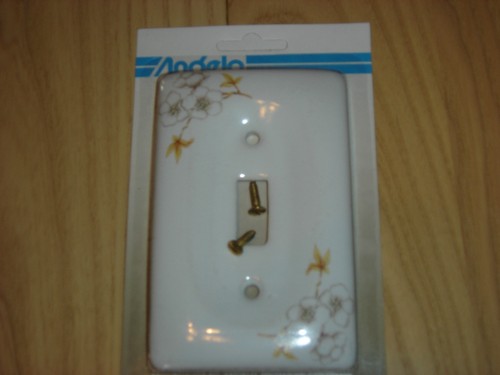 Ceramic floral single light - ,