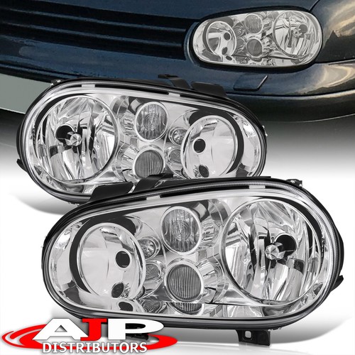 Chrome head lights assembly - chrome,