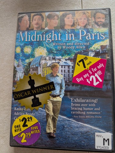 Midnight paris dvd directed - dvd,