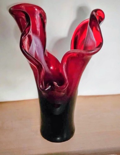 Large vintage ruby red - ruby, hand