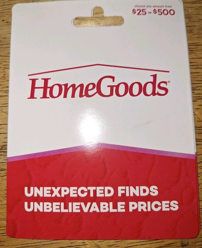 Homegoods physical gift card - physical,