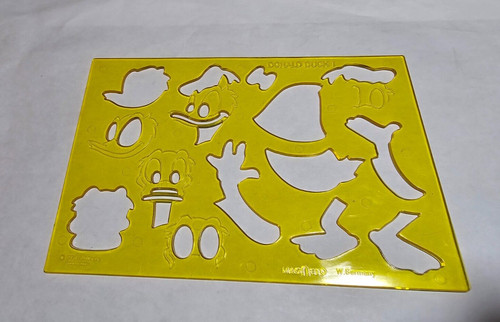 1985 donald duck plastic - donald,