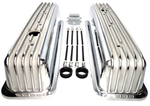 Finned aluminum valve covers - valve,