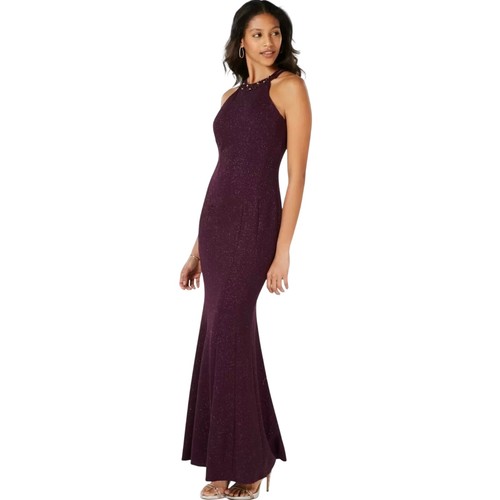 Nightway purple evening gown - nightway,