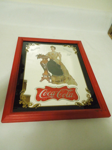 Vintage 1994 coca cola mirror - vintage,