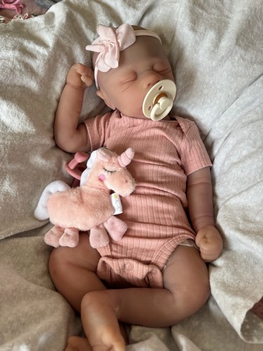 Full body silicone baby - girl,