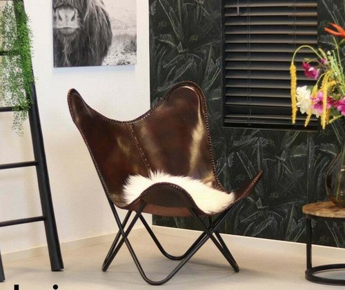 Leather butterfly chair - butterfly,