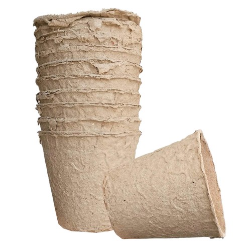 Biodegradable peat pots - pots, set