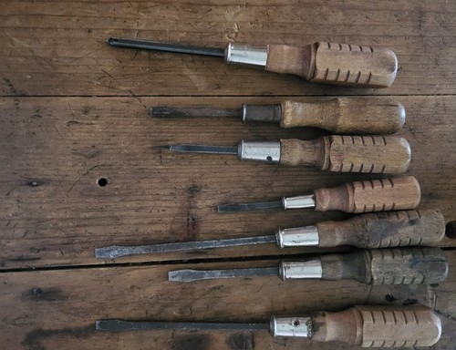 Large lot vintage wood - lot, of