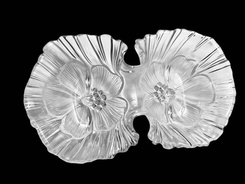 Mikasa hibiscus glass frosted - glass,