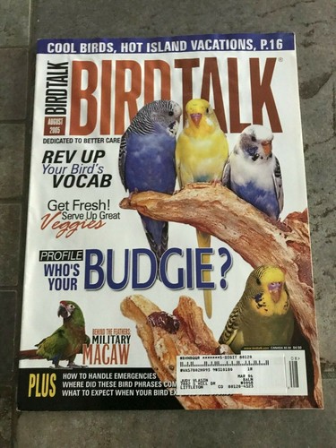 New bird talk magazine august - new!,