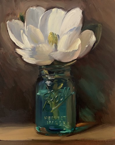 Magnolia mason jar - “magnolia, in