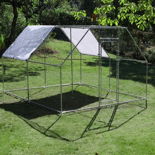 10x10ft chicken coop - run, walk