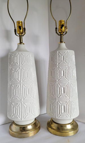 Pair vtg mid century - vtg,