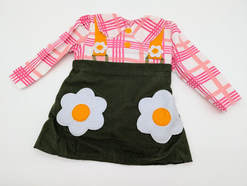 Flower garden gnome elf dress - garden,